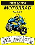  MOTORRAD MALBUCH: Neue und erweiterte Ausgabe Einzigartige Designs Motorrad Malbuch für Erwachsene