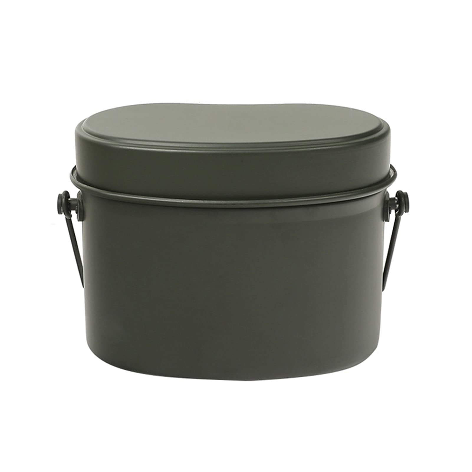 Aluminum Mess Tin with Three Parts, 1.5L Capacity Camping Mess Tin Kit for Outdoor Activities with Main Body