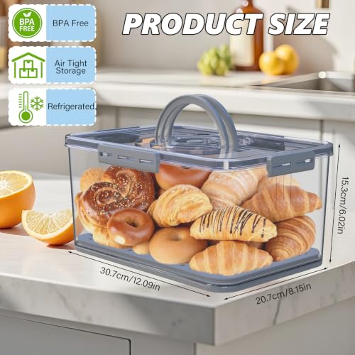 Fanlory-Bread-Box-with-Lid-and-HandleBread-Storage-Container-With-Time-Recording-for-Camping-Outdoor-TravelAirtight-Bread-Keeper-for-Homemade-Toast-BagelCookiesNot-dishwasher-safe