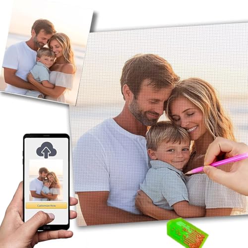 Diamond painting personnalisé grand format pour réduire le stress par la broderie diamant