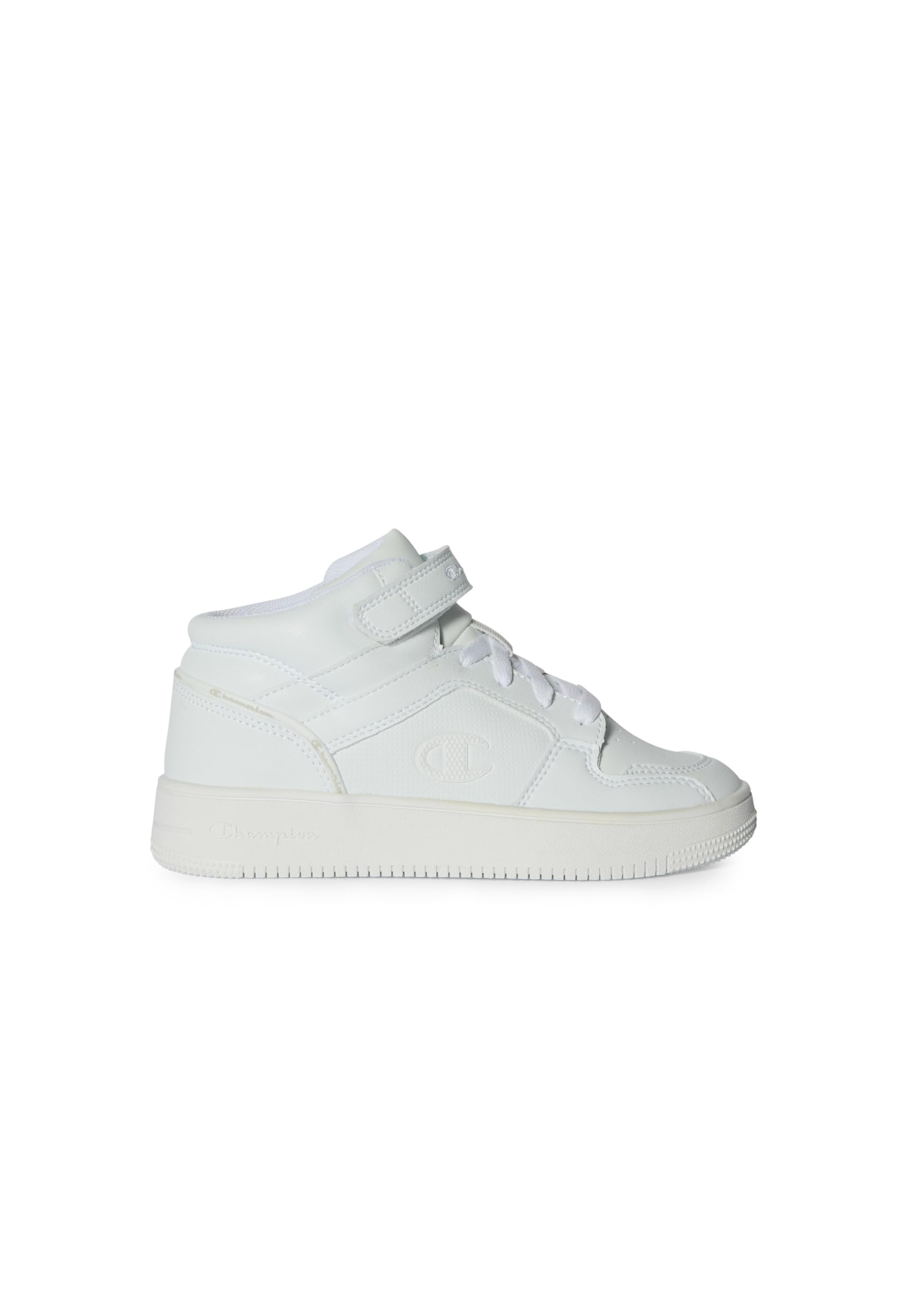 Champion Basketball Boy RD18 2.0 Mid B PS Shoes, Mid Cut, White