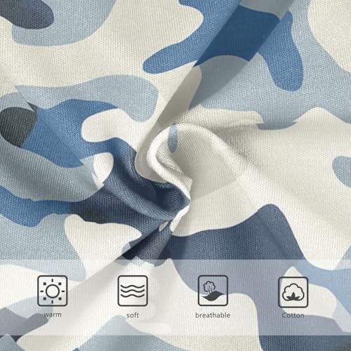 Fancy Toddler Underwear Custom 2t Cotton Girl Panties Cute Camouflage Blue Grey Briefs Girls Undies3