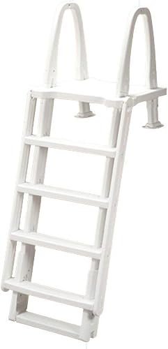 Ocean blue Outside Safety Ladder Above Ground Pool