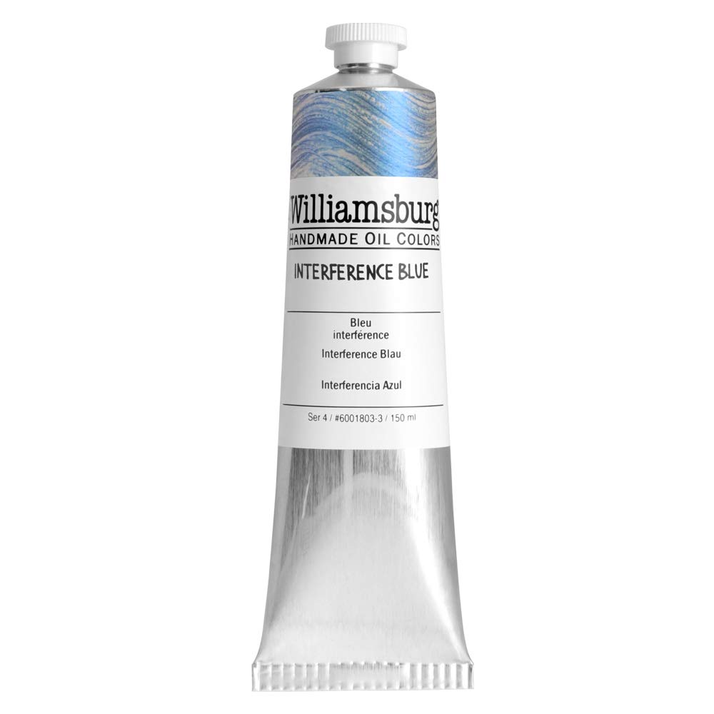 WilliamsburgOil 150ml Tube, Interference Blue (6001803)