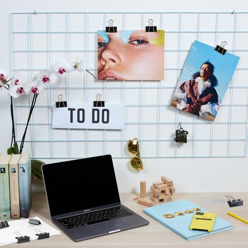 Image of Ufmarine 144 Pcs Large Binder Clips 1.6 inch Length, Big Paper Clips for Office Supplies