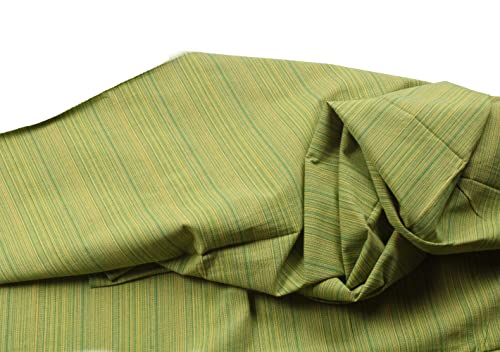Image of THARUNSHA ELITE 100% Natural Pure Cotton All Weather Blanket /Solapur Bedsheet /Top Sheet /AC Comforter Elegant Design- Single Size 60 inches x 90 inches (Green)