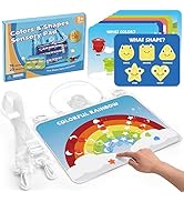 GiftAmaz Sensory Pad for Kids, Colors and Shapes Sorter Toys, Fine Motor Skills Toys, Calming Sen...