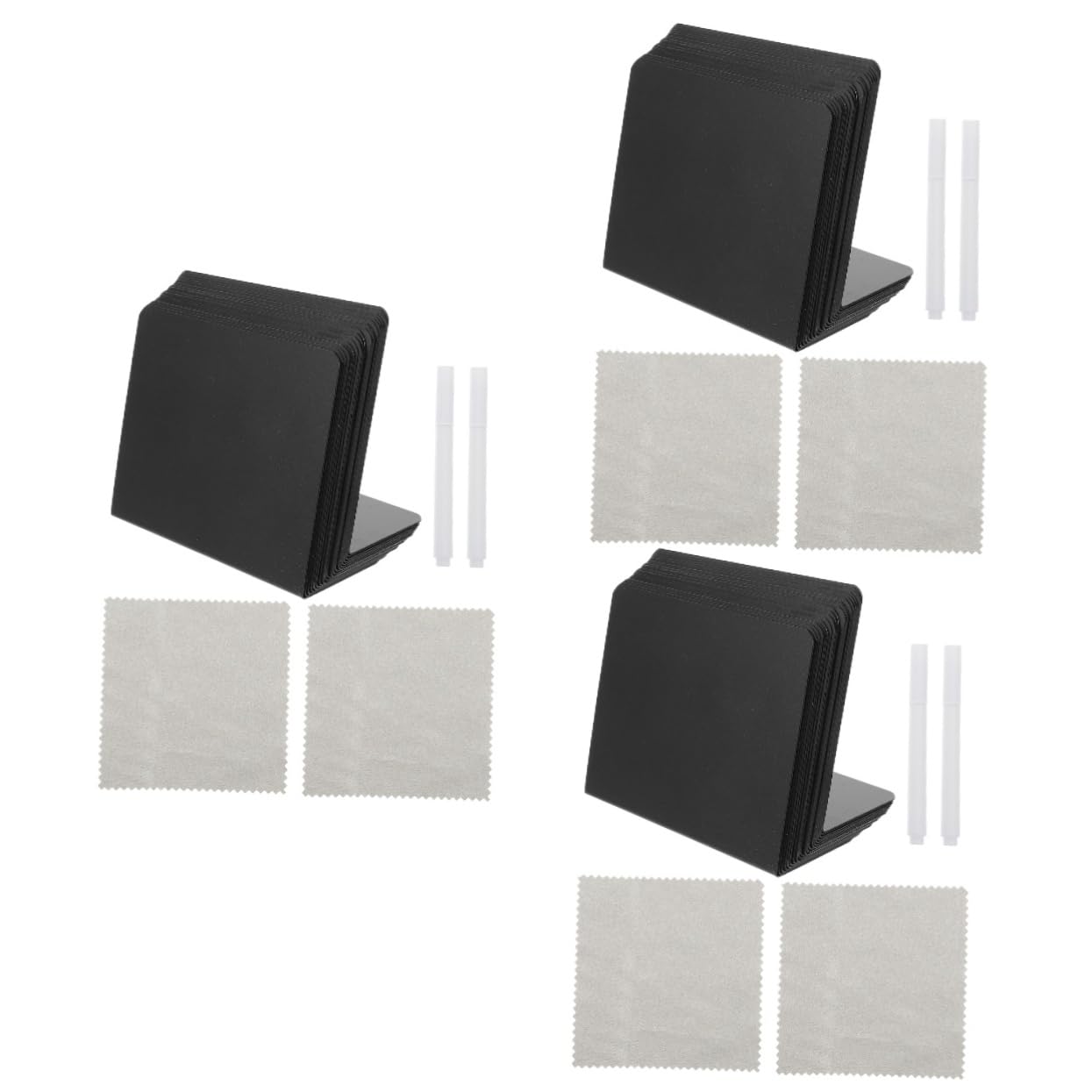 DOITOOL 3 Set Eventi Lavagna Scrivibile Riutilizzabile Base Shape Stabilizzata per Negozi