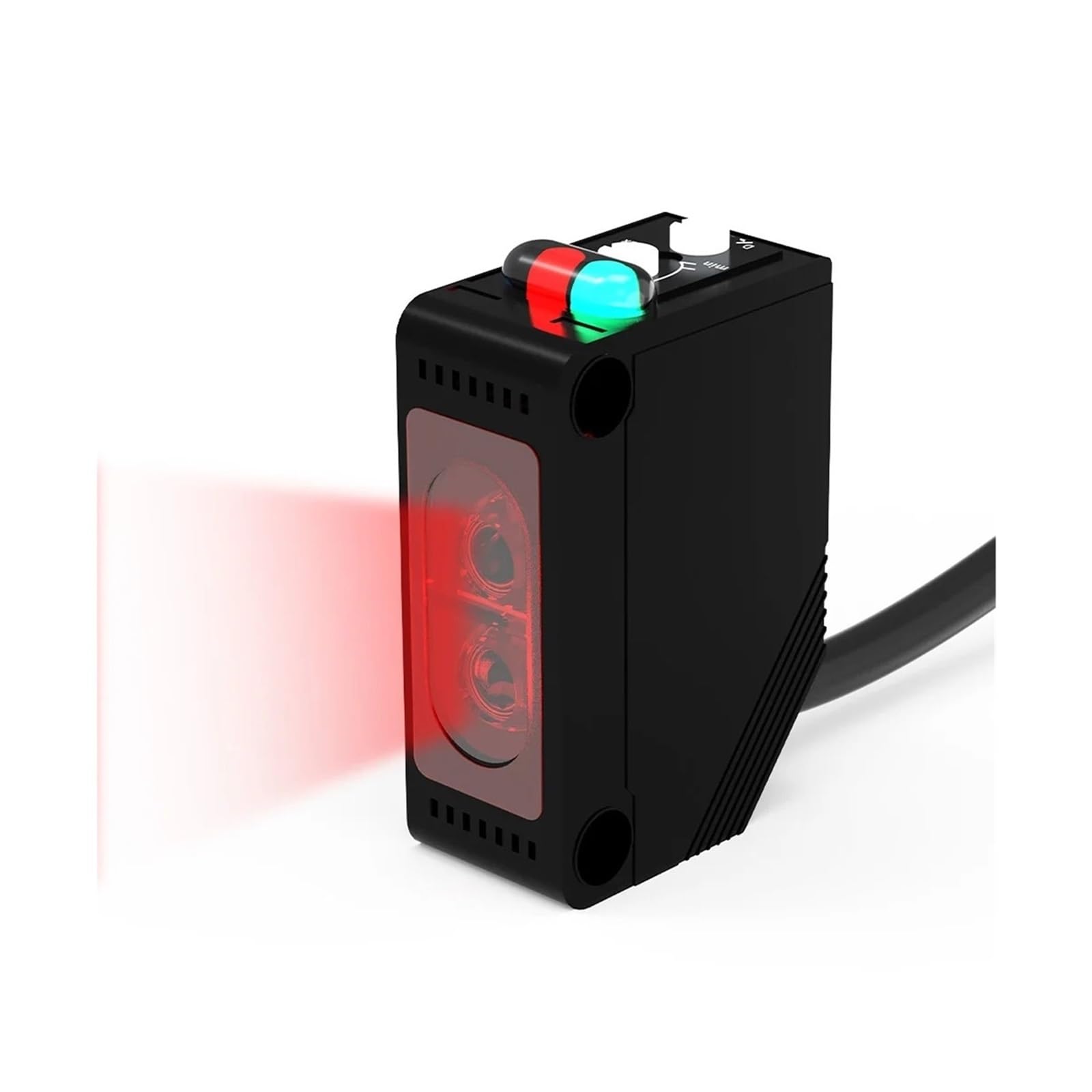 PXQCHAVLN E3Z-D61 Sensor NPN PNP 12-24VDC Square Photoelectric Switch Distance 30CM with Bracket(30CM 3-wirePNP NO NC)
