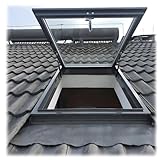 Resistente lucernario per lucernario con doppio strato in vetro temperato ventilato copertura per Sunroom illuminazione sotterranea finestra da 50,8 cm a 88,9 cm (29 x 17)