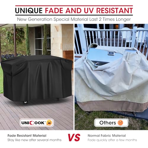 Unicook 5483 Griddle Cover for Blackstone 28 Inch Cooking Station with Hood, Outdoor Flat Top Grill Cover, Unique UV Resistant Waterproof Vinyl with Polyester Lining, All Weather Protection by UNICOOK - Image 4