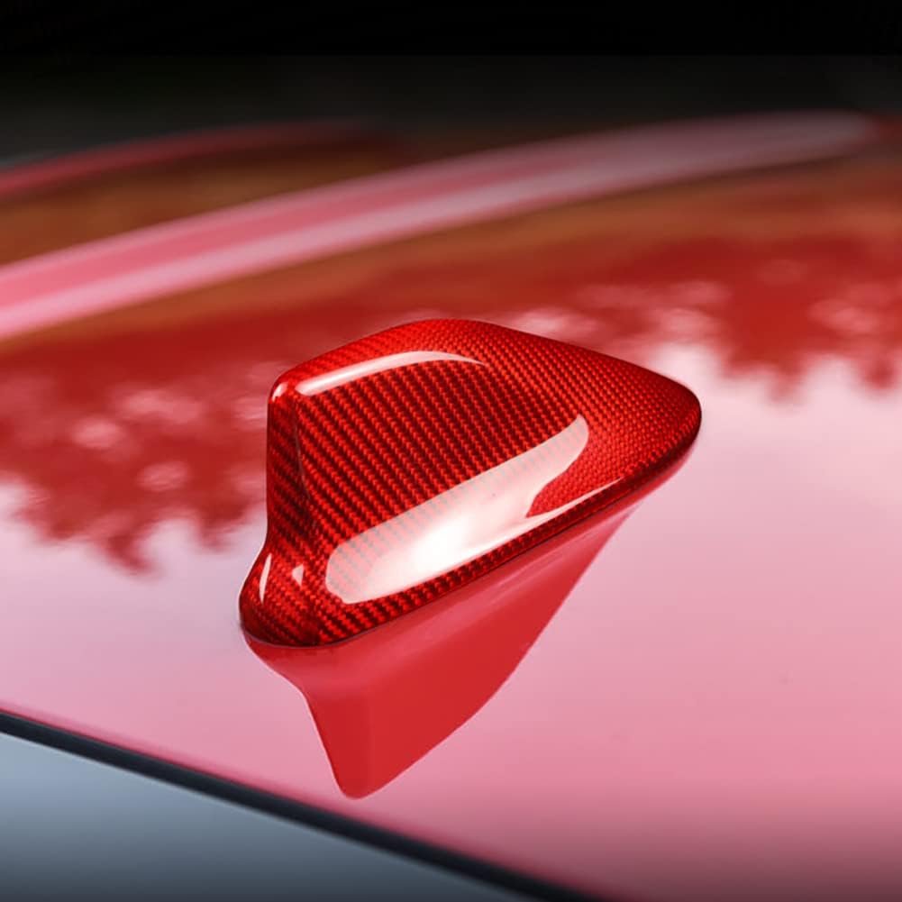 Fit for Subaru BRZ Toyota 86 Scion FR-S Red Carbon Fiber Car Shark Fin Antenna Cover