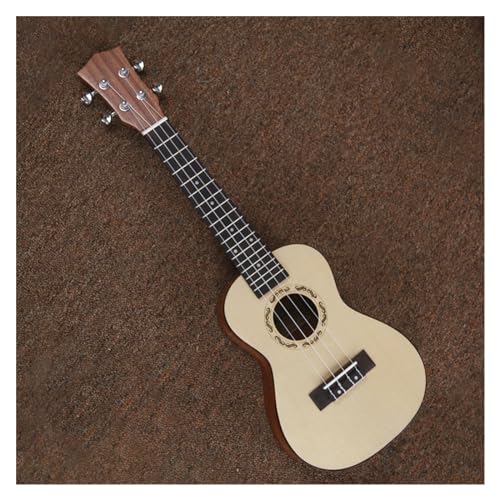 ZAMASS Professional Ukeleles 24-inch Wooden Ukulele Spruce Top Sapele Wood Arch Back Ukulele Small Guitar Instrument