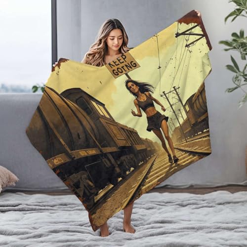 Couverture en peluche Keep Going, le cadeau idéal pour le printemps
