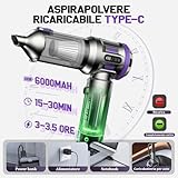 Zoom IMG-2 kedifoai aspirabriciole senza fili 25000pa Zoom IMG-2 kedifoai aspirabriciole senza fili 25000pa