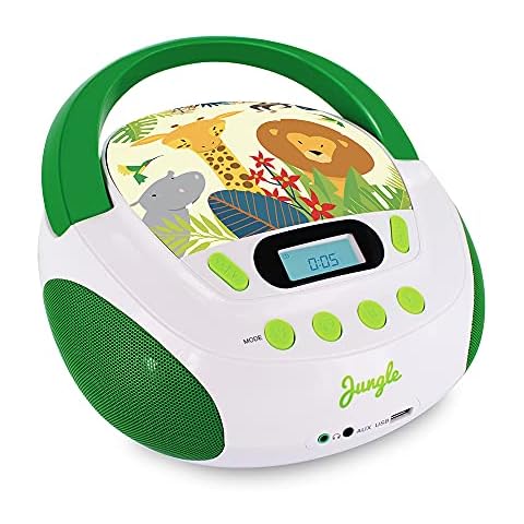 Metronic 477144 CD/MP3 para Llave USB/Disco Duro Externo/Auricular Verde/Blanco Cover