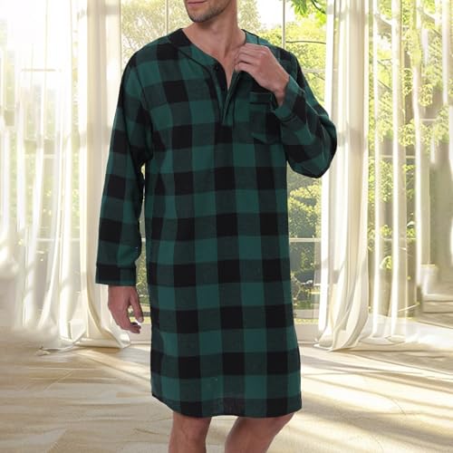 Pijamas de hombre transpirables en algodón suave y cómodo para dormir bien 3