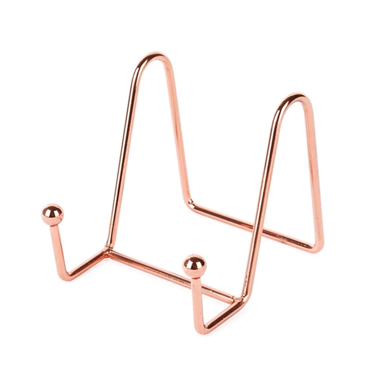 Xiehya Rose Gold 6Pcs/Set Storage Rack Plate Stand Picture Easel Holder Display Pictures Frame Household Decorative Dish Tabletop For Home(Rose Gold)