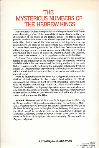Mysterious Numbers of Hebrew Kings 0310360110 Book Cover