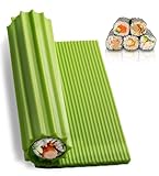 SQworld Sushi Rolling Mat Non Stick Sushi Making Kit Japanese silicone Sushi Rolling Maker Homemade easy to clean easy to hang