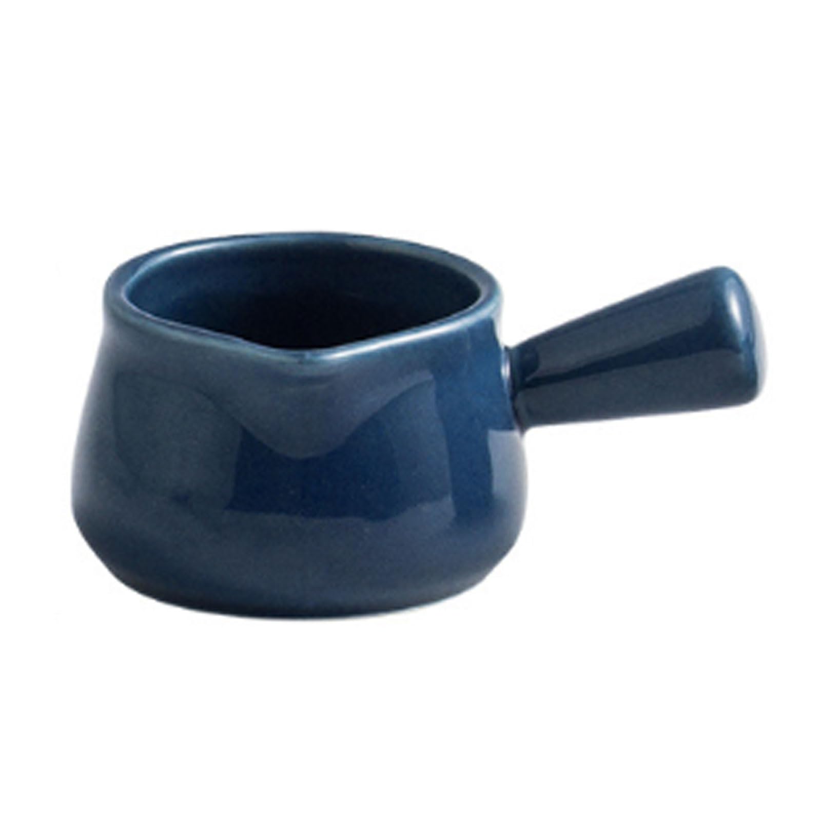 MRKU Pot à Lait, saucière, Tasse à Eau, pichet, crémier, Distributeur de café, sucrier, en céramique avec Bec verseur, sans Plomb, en Porcelaine Cuite à Haute température, idéal pour Le Steak.