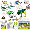 51xiw0z3fol - BONNYCO Dinosaur Toys for Kids Painting Kit 16 Figurines Kids Crafts Kits with Glow in The Dark, Toys & Gifts for Boys | Kids Toys 3 4 5 6 7 8 9 10 Years Old Gifts for Kids Birthday, Christmas