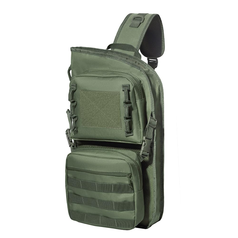 Sac à bandoulière simple vert BlissfulAbode rando entraînement