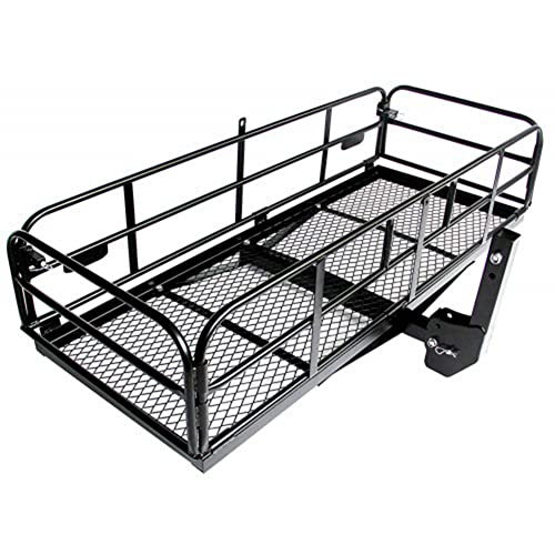 Mobility Scooter Carrier Cargo Hitch Mount Folding Luggage Basket 60