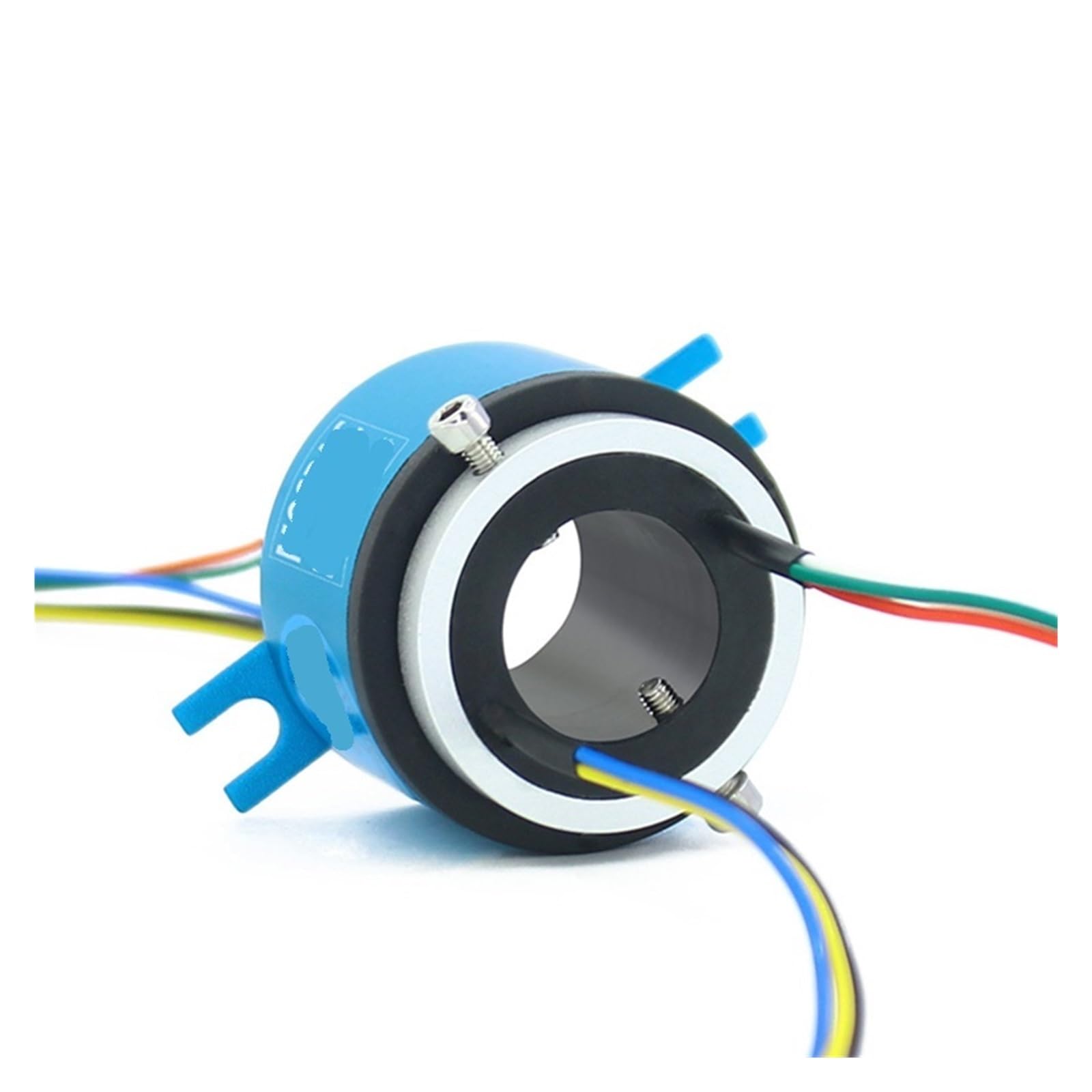 Bague collectrice 12 canaux 5A avec axe traversant de 20mm pour un signal sans friture