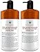 Moroccan Argan Oil Shampoo and Conditioner Set - Sulfate Free with No Parabens - Botanicals for Women and Men - Professional Moisturizing, Anti Frizz, Hydrating Solution for Dry, Wavy and Curly Hair