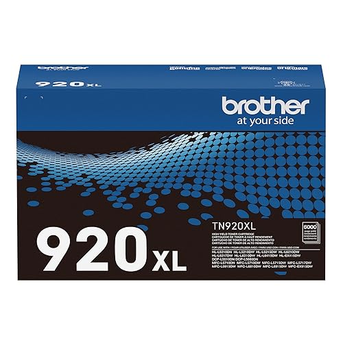 Image of Brother Genuine Cartridge TN920XL High Yield Black Toner,3 Pack