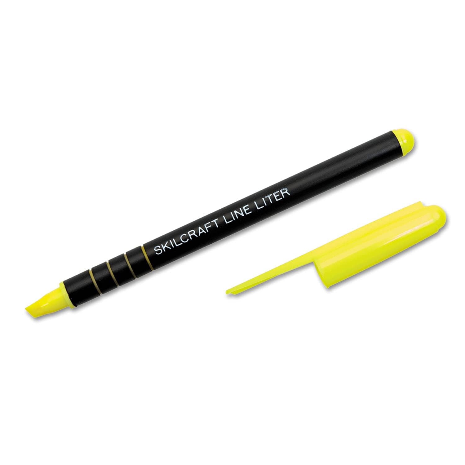 AbilityOne - 7520014512272 - Line Liter Highlighter - Yellow Ink - 12 units