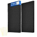 1 Pack Sound Proof Foam Panels for Walls, 48" x 24" x 2" Self-Adhesive Acoustic Panels, High Density Egg Crate Sound Dampening Panels for Recording Studio, Home Office