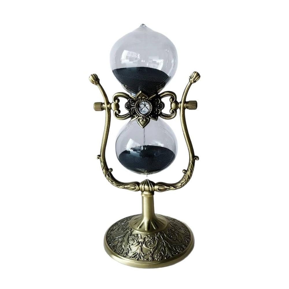 Reloj de decoración vintage para salón grande con temporizador analógico de cocina negra