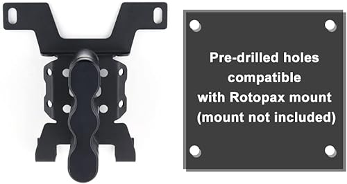 Miniatura 4 de Soportes de montaje de combustible para motocicleta compatibles con Royal Enfield Himalayan BS6 2021 2022 2023, apto para bidón y RotopaX