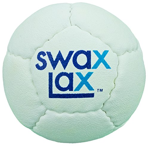 SWAX LAX Lacrosse Training Ball (White) Same Size and Weight as Regulation Lacrosse