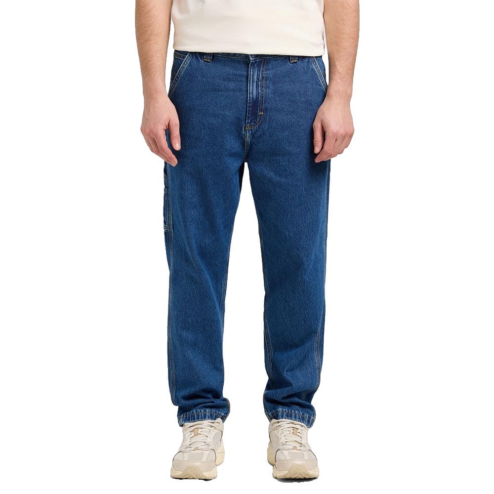 Lee Men's Turn Tables Carpenter Relaxed Fit Tapered Leg Jeans, 34 W/32 L