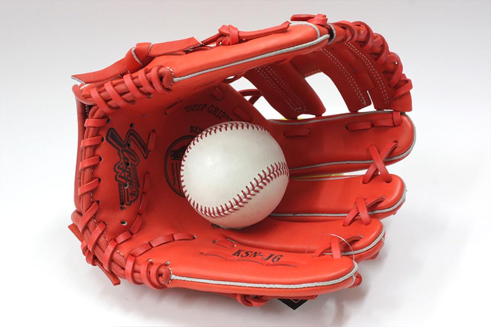 Amazon | 久保田スラッガー KSN-J6 Fオレンジ 左投げ用 少年軟式用