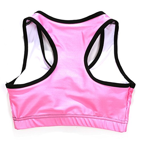 Image of Sister Amy Women's Aerobics Gym Dance Yoga Vest Printed Sports Bra Top Vest