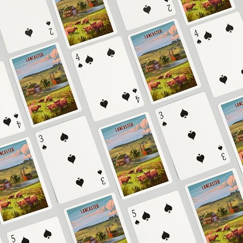 52 Cartas de Poker Lancashire Highland Cow miniatura 4