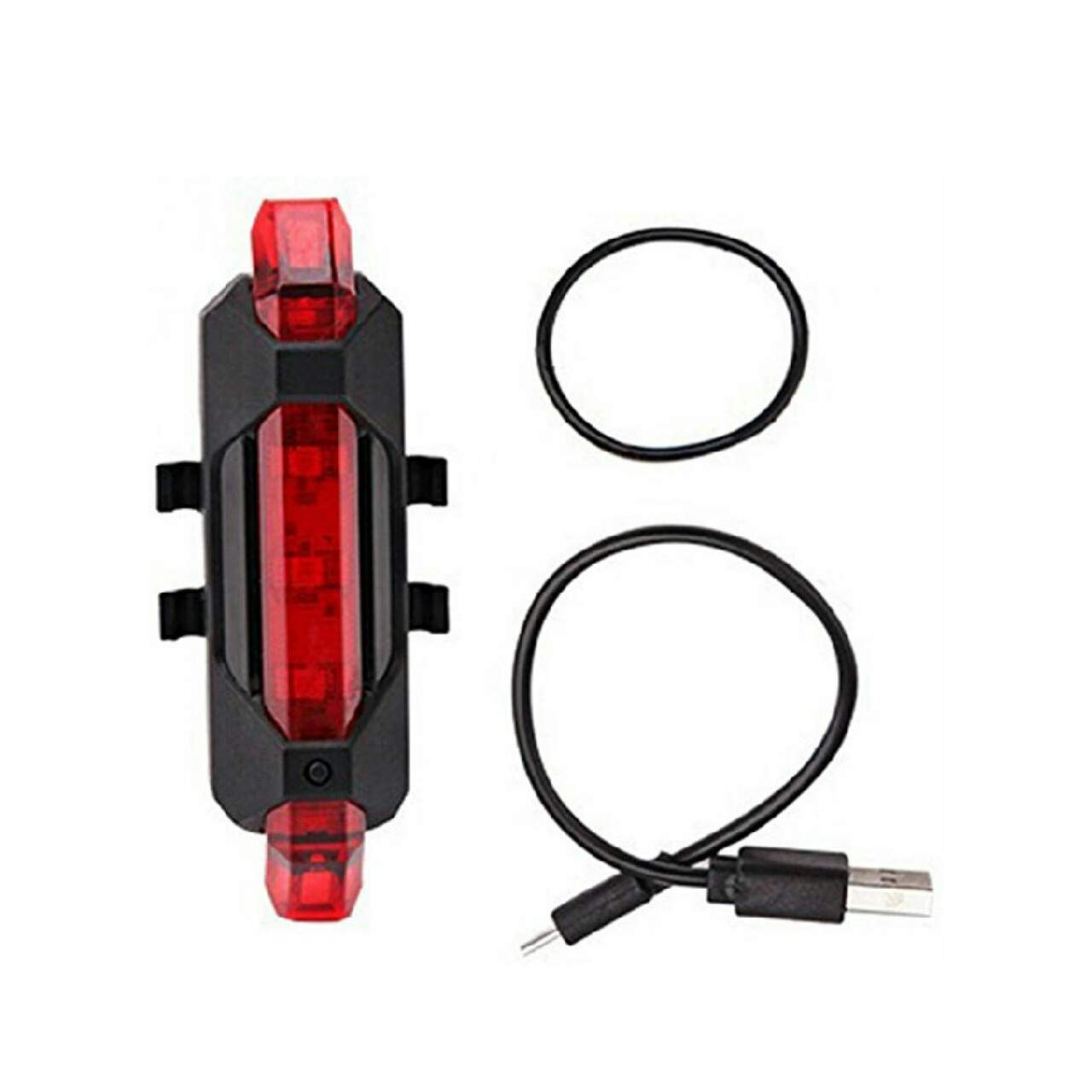 fastpedBicycle LED Light USB Rechargeable Light Cycling Lamp Tail Light (red)