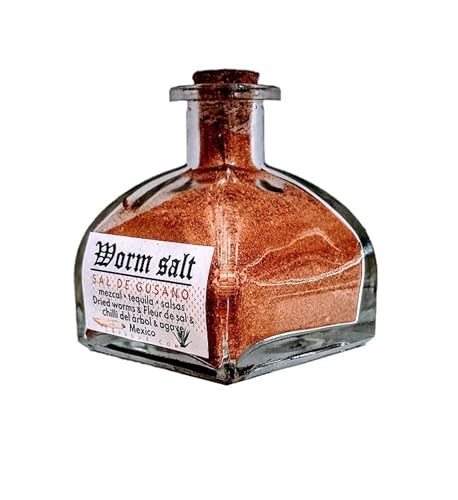 Sal mexicana de gusanos secos para mezcal y tequila 80 g
