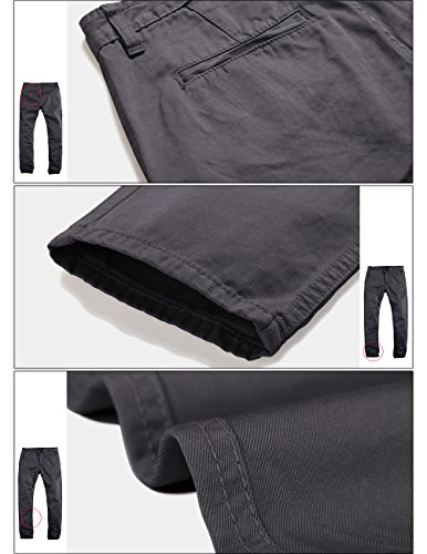 Image of Match Mens Regular-Fit Casual Flat Front Chino Pants