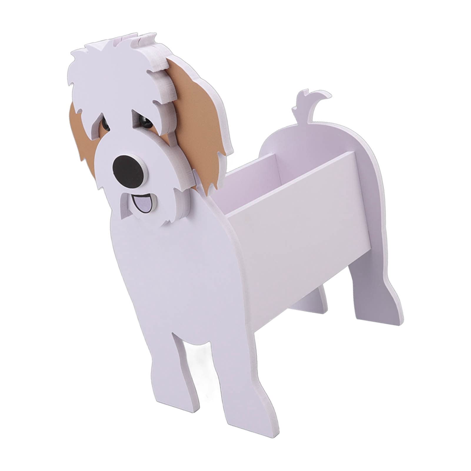 Cute Dog Plant, Pot Flower Decoration Container Shaped Planter Handicraft Pots Holder for Outdoor Indoor