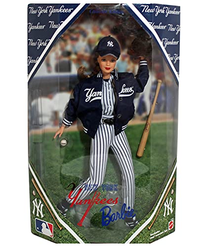 Muñeca Barbie New York Yankees edición coleccionista miniatura 1
