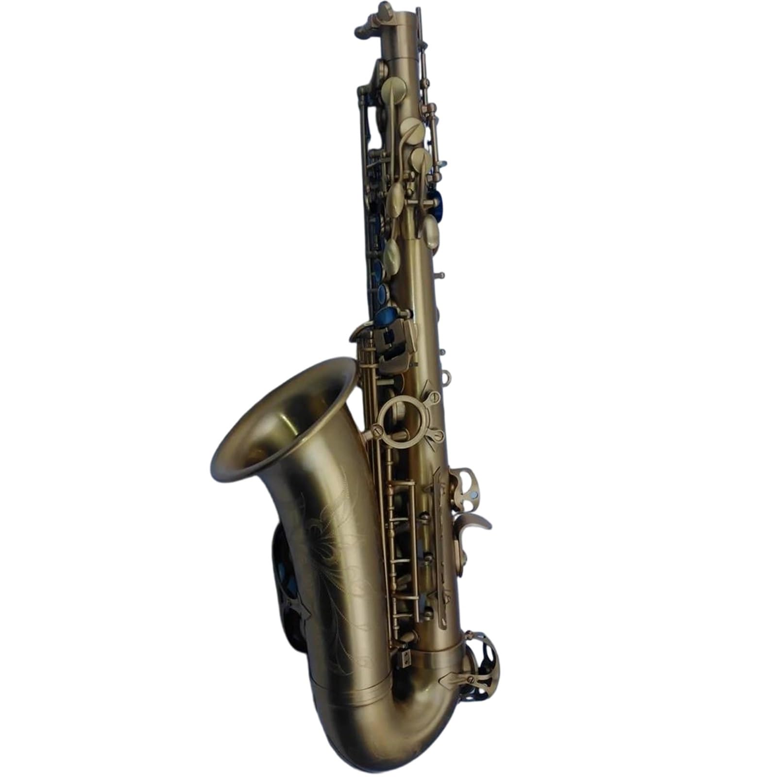 Saksofony Saksofon Sopranowy Rurowy W Tonacji B Dur Profesjonalny Instrument Dęty Blaszany Vintage Z Futerałem