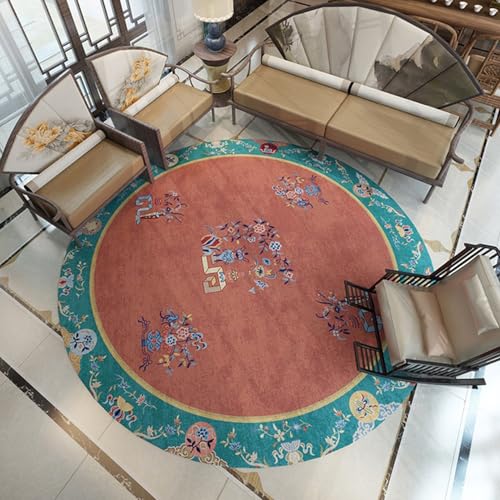 [ZS2L7] �}�b�g���O �J�[�y�b�g 100CM �ۂ��Ɛ���� �ۉ����ɗD�� �G�肪�D���� �N�b�V������ ���[���s�A�� �N���V�b�N �t�����[�� �o�� �I�[���h�X�^�C�� ��~�� ���͋C �������� �ʔN�p ���r���O���� �x�b�h�T�C�h �~ �H 4