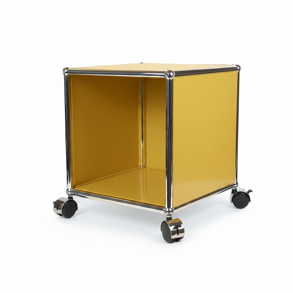 Außentablar 750x500 1004 Goldgelb kompatibel mit USM Haller | Passend für USM Haller · Stahl pulverbeschichtet · Tablar / Ablage / Regalboden · Seitenteil außen · 1:1 Ersatz