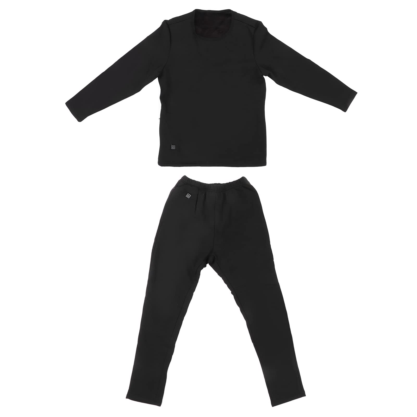 Conjunto de Ropa Interior Térmica, Conjunto de Ropa Interior Térmica Fibra Carbono Temperatura Ajustable Transpirable Alimentado por USB para Patinaje