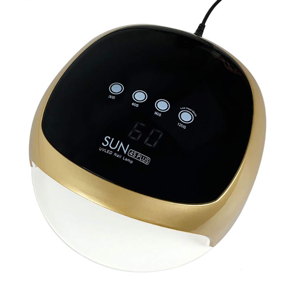 ZHTY Nail dryer intelligent automatic painless 52W quick-drying nail phototherapy machine led lamp nail lamp dryer to do nail polish rubber hand baking special,GoldenEU